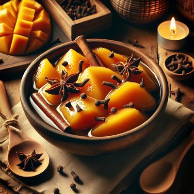 Image of Stewed Mangoes with Cloves