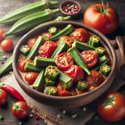 Image of Stewed Okra and Tomatoes