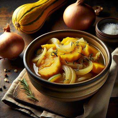 Image of Stewed Summer Squash and Onions