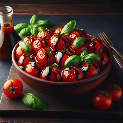 Image of Sticky Balsamic Tomato Salad