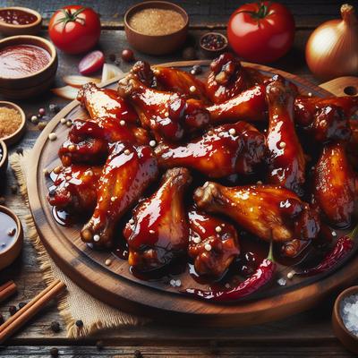 Image of Sticky Bbq Chicken Wings