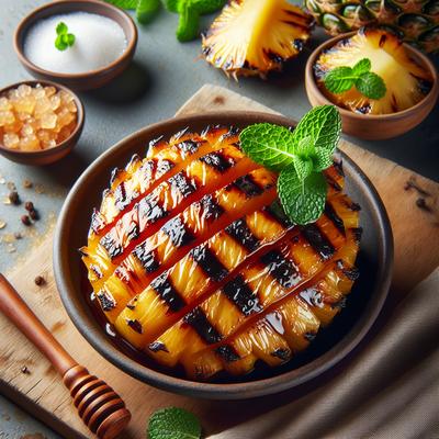 Image of Sticky Chargrilled Pineapple