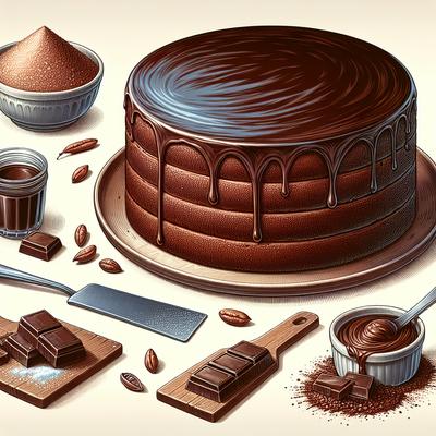 Image of Sticky Chocolate Cake
