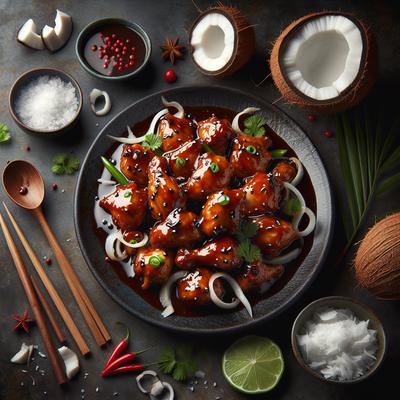 Image of Sticky Coconut Chicken