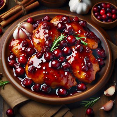 Image of Sticky Cranberry Chicken