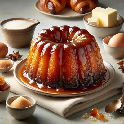 Image of Sticky Croissant Toffee Pudding