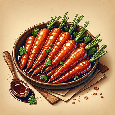 Image of Sticky Glazed Carrots