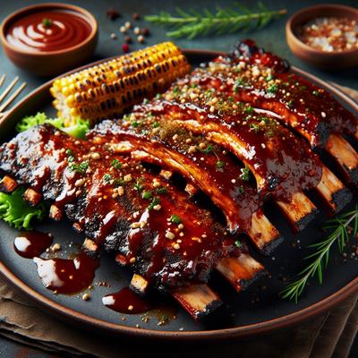 Image of Sticky Grilled Ribs