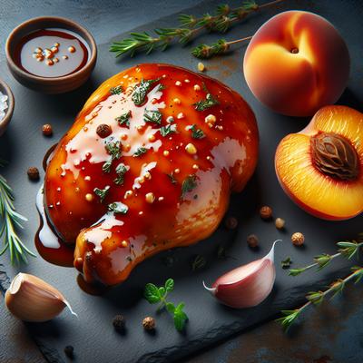 Image of Sticky Peachy Chicken