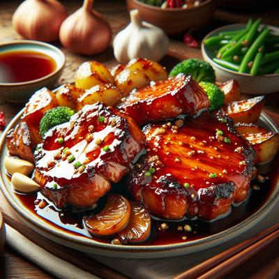 Image of Sticky Pork Chops