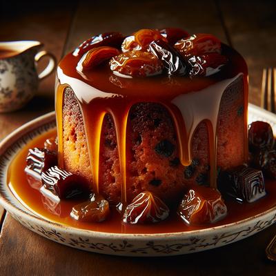 Image of Sticky Toffee Pudding with Toffee Sauce