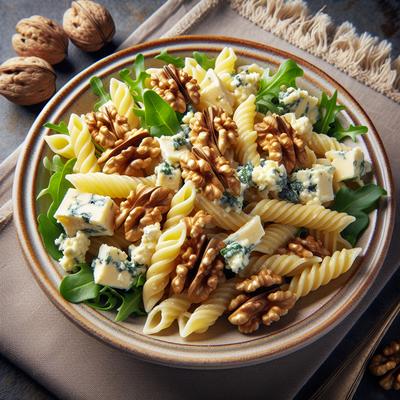 Image of Stilton Cheese Pasta and Walnut Salad