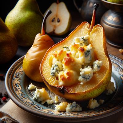 Image of Stilton Stuffed Baked Pears