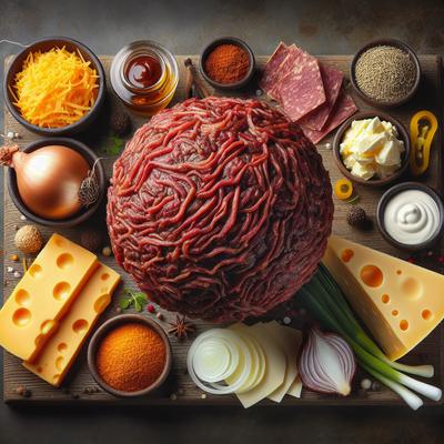 Image of Stinky Dried Beef Cheese Ball