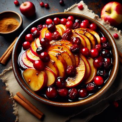 Image of Stir Fried Apples Cranberries