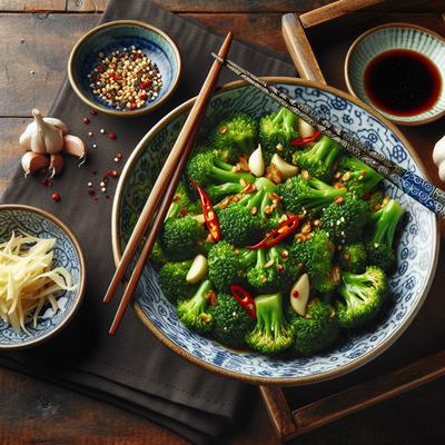 Image of Stir Fried Asian Style Broccoli