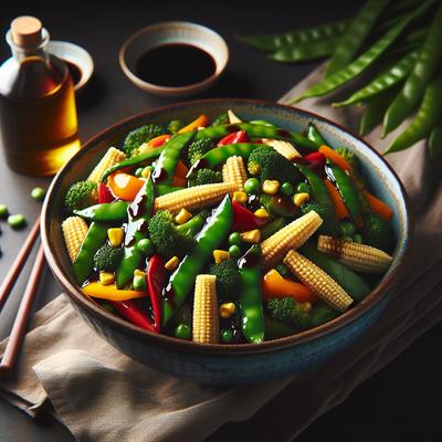 Image of Stir Fried Baby Veggies in Oyster Sauce