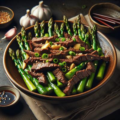 Image of Stir Fried Beef and Asparagus Ww 7 Points