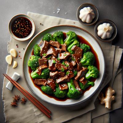 Image of Stir Fried Beef and Broccoli in Oyster Sauce