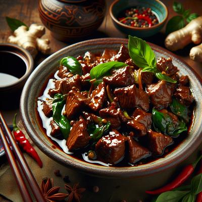 Image of Stir Fried Beef with Basil