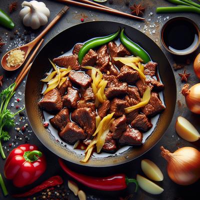 Image of Stir Fried Beef with Ginger
