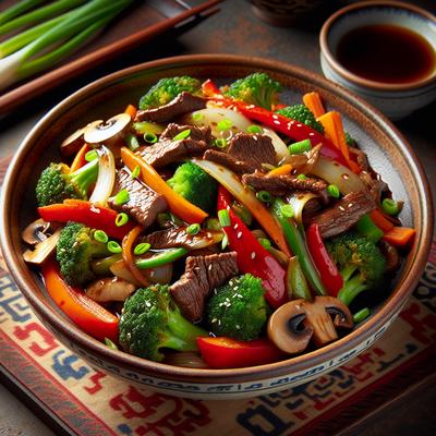 Image of Stir Fried Beef with Vegetables