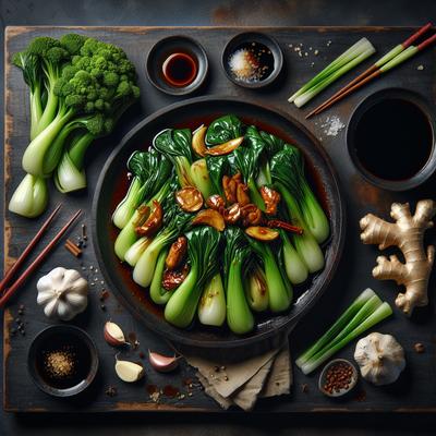 Image of Stir Fried Braised Bok Choy