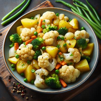 Image of Stir Fried Cauliflower and Potato