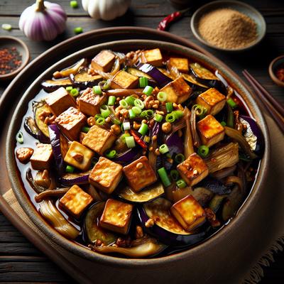 Image of Stir Fried Eggplant and Tofu
