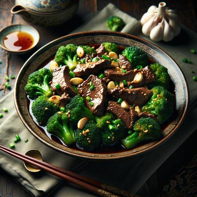 Image of Stir Fried Garlic Beef with Broccoli