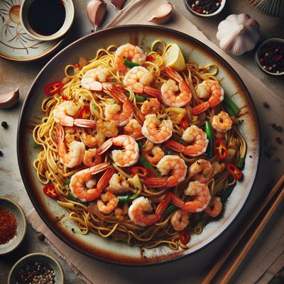 Image of Stir Fried Noodles with Shrimp