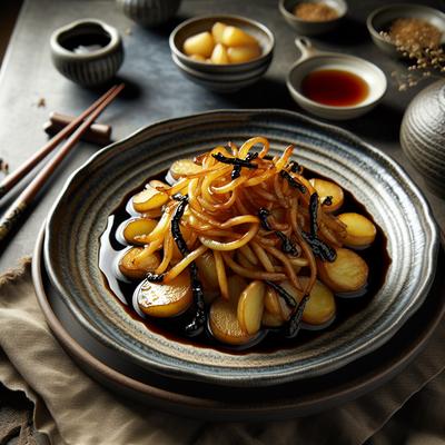 Image of Stir Fried Potato with Black Vinegar