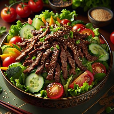 Image of Stir Fried Sesame Beef Salad