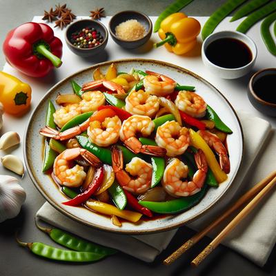 Image of Stir Fried Shrimp Chinese Style