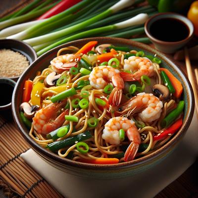Image of Stir Fried Shrimp Lo Mein