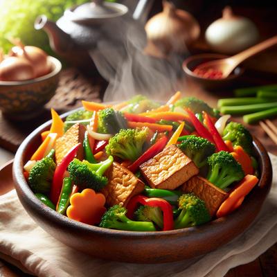 Image of Stir Fried Tempeh and Vegetables