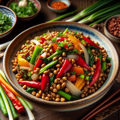 Image of Stir Fried Wheat Berries