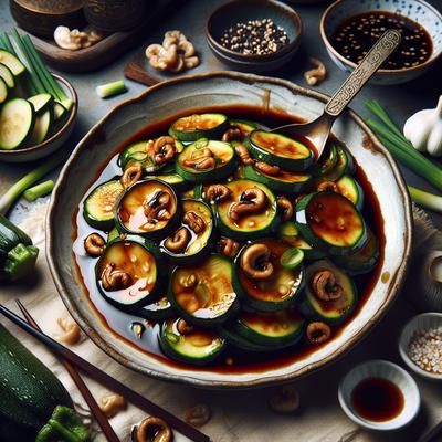 Image of Stir Fried Zucchini with Oyster Sauce