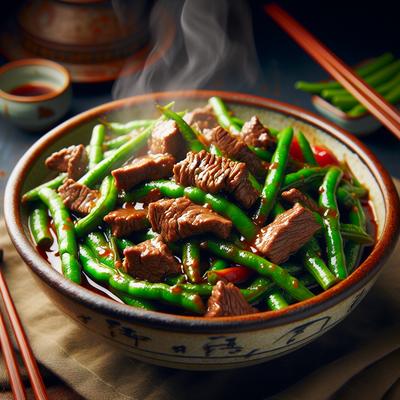 Image of Stir Fry Beef with String Green Beans