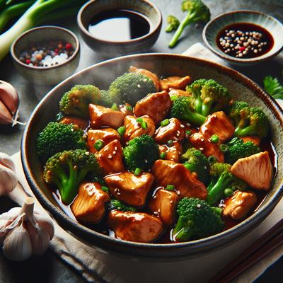 Image of Stir Fry Chicken and Broccoli
