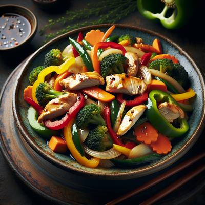 Image of Stir Fry Chicken and Vegetables