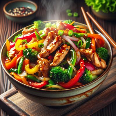 Image of Stir Fry Chicken Salad