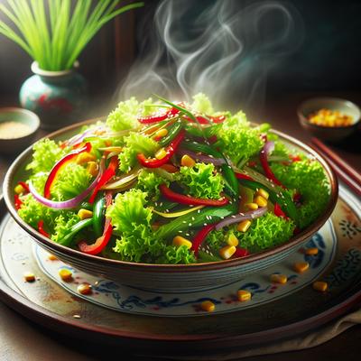 Image of Stir Fry Mesclun Lettuce for 2