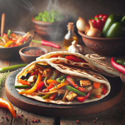 Image of Stir Fry Pita Sandwiches