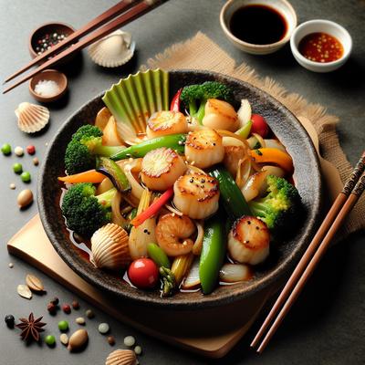 Image of Stir Fry Scallops