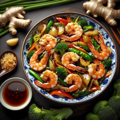 Image of Stir Fry Shrimp with Garlic Sauce