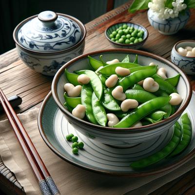 Image of Stir Fry Snow Peas Water Chestnuts