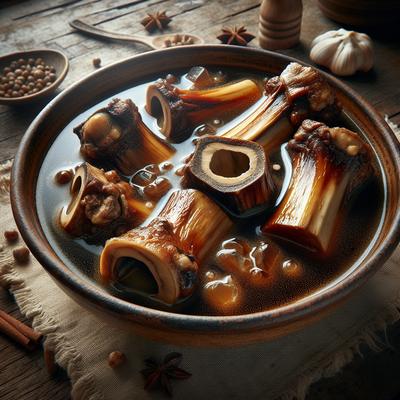Image of Stock from Roasted Beef Marrow Bones