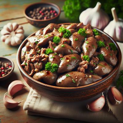 Image of Stolen Garlic Chicken Livers