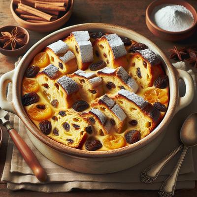 Image of Stollen Bread and Butter Pudding